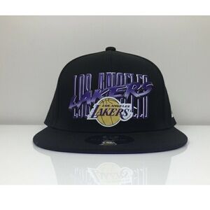 LA Lakers Ultra Game Snapback Hat Black Purple NBA Cap Brand